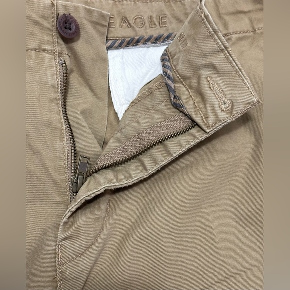 🦅American Eagle Flex Men Dark Khaki Chinos 🌟 - Picture 4 of 6
